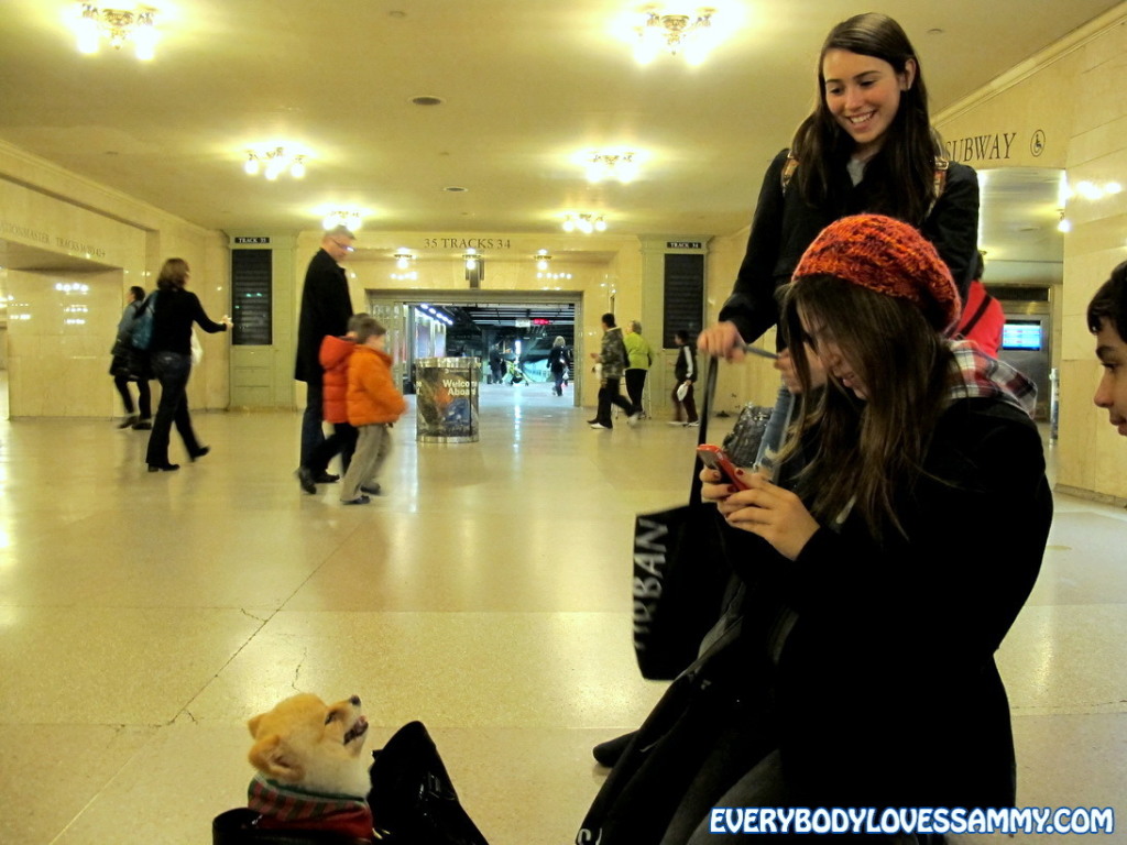 Making friends and sharing smiles